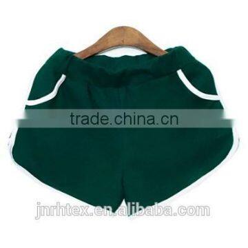 High Quality Loose and Comfortable 100% Cotton Women Sport Shorts photo-4