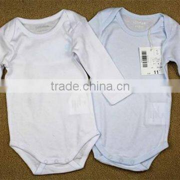 2017 New Design Baby Rompers Plain 100% Cotton photo-2