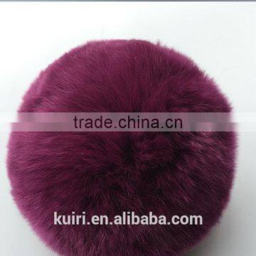 100% Genuine Rex Rabbit Fur/rex/fox/raccoon/mink Fur Pom Poms for Sale photo-3