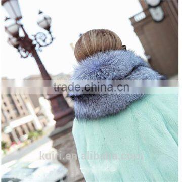 2016 Sliver Fox Fur Whole Skin Luxury Wedding Genuine Real Whole Skin Fox Fur Neck Ring Shawls Winter Women Fur Scarves Pashmina photo-2