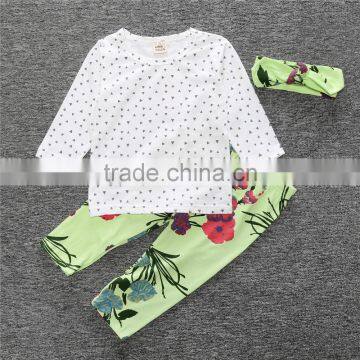 S17560A Kid Wear Baby Clothing Set Wholesale Children's Boutique Clothing photo-3