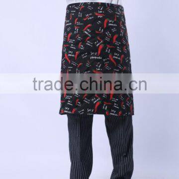 Juqian Factory Price Cheap Bulk Kinds Cotton Kitchen Hotel Chef Uniform Apron Designs photo-2