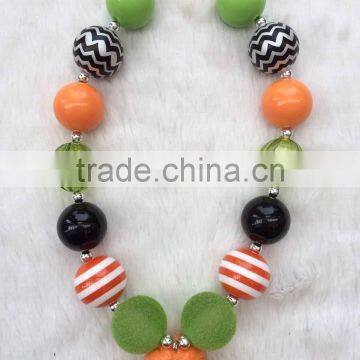 2014 New Halloween Bubblegum Necklace Chunky Necklace Pumpkin photo-2