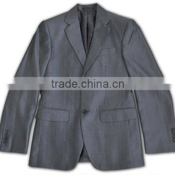 Two Button Good Quality Anti-wrinkle Customizable Mens Suit Nice Printed Blazer photo-6