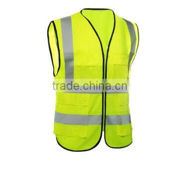 Wholesale Fluorescent hi Vis Reflective Safety Vest photo-3