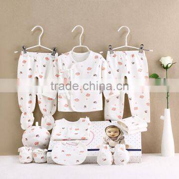 Buy Factory price cute animal baby gift set newborn cotton clothes hot sale