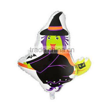 Aluminium Foil Balloon Halloween Witch Multicolor Balloon Factory photo-3