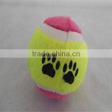 Customised pet toy tennis ball