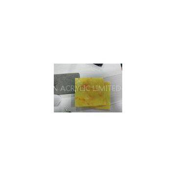 Square Colored 5mm thin Marble Acrylic Sheet , High Gloss Acrylic board / panel