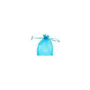 Organza Drawstring Gift Pouch Polyester Fabric Organza Sheer Bags