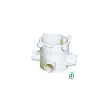 Electrical UPVC Three Way Extension Ring DIN