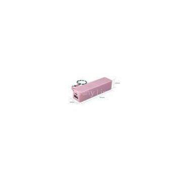 Pink Mini Cute Power Bank For Smartphones , Rechargeable External Battery Bank