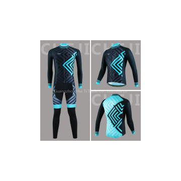 Retro maze riding suit long-sleeved suit female spring and autumn cycling clothes sweat ventilation riding equipment