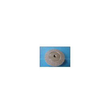 Vacuum brazed diamond cutting and grinding disc