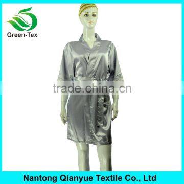 Custom Silk Satin Women Bridal Kimono Lace Robes photo-3