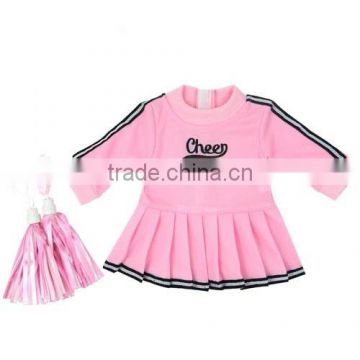 Wholesale custom cheer girl doll clothes manufacture from China