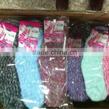 Lady's Microfiber Socks Warm socks Special knitted