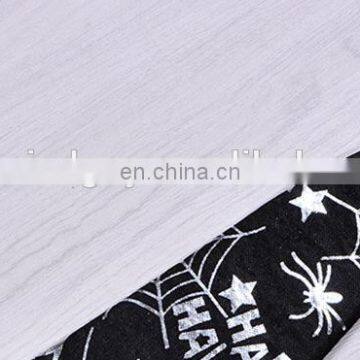 Halloween Black Ghost Spiderweb Print Funny Tie photo-4