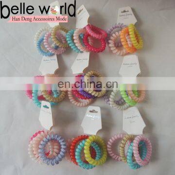 2015 Elastic Telephone Wire Hair Ties