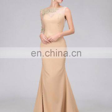 Top Quality SHMY-E0021Mermaid Tulle One Long Shoulder Floor Length Elie Saab Evening Dress