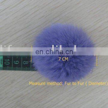 Rabbit Fur Balls In Different Diameter ( Fur To Fur ) Fur Accessories ( Style: # B222 )