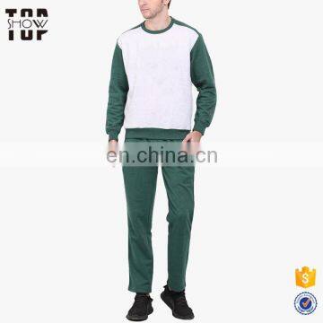 Hot sale cheap velour tracksuits men easticated waistband gym tracksuit