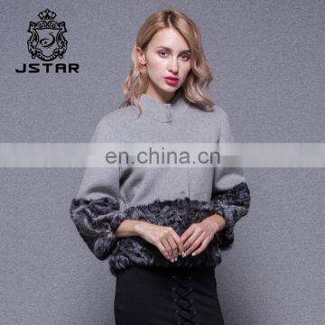 Fashionable high quality customized type cashmere knitted coat