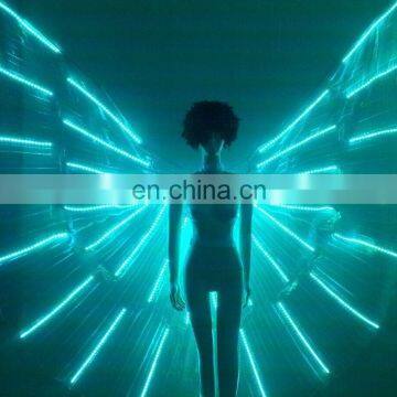 Led Dance Costume RGB Colorful Led Belly Dance Wings photo-3