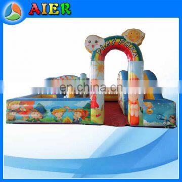 Inflatable play park children playland with ball pool