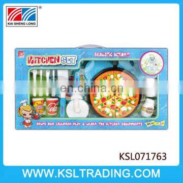 Novel design pizza kids kitchen set toy for sale