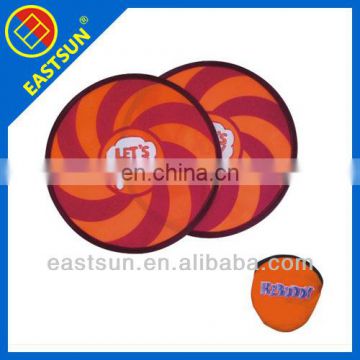 Hot sell pop up foldable nylon frisbee sports frisbee