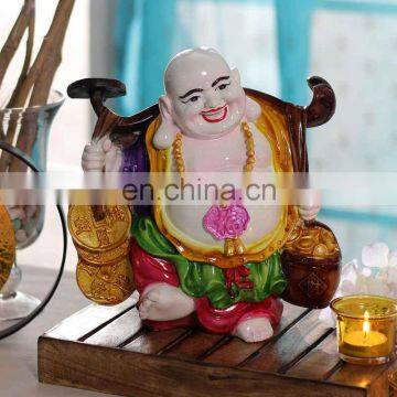 Polyresin Buddha Head Figurine