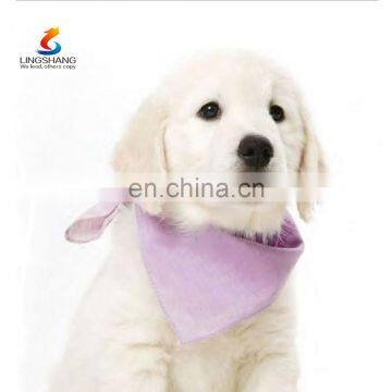 Fashion pet embroidered neck warmer soft bandana fleece