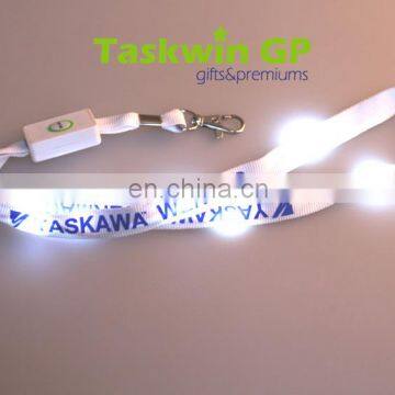 2017 mainly selling LED light lanyard, 900mm long custom logo neck lanyard