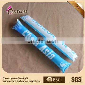 Advertising promotional balloon cheering stick, pe Inflatable led cheering stick