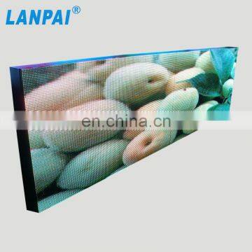 Factory price big size & high resolution P10 96x320 Pixel full color outdoor advertising led display