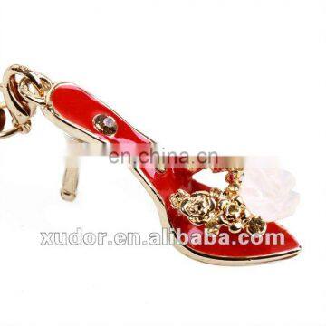 RED SLIPPERS BEAUTIFUL HIGH HEEL SHOE KEYCHAIN FOR GIRLS