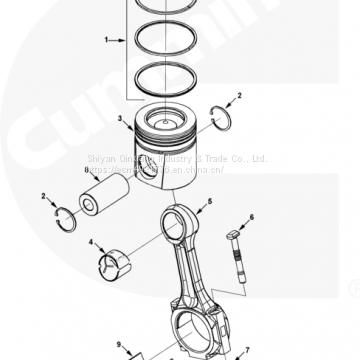 Cummins QSK45 QSK60 ENGINE PISTON KIT 4309253 3645958 4352597