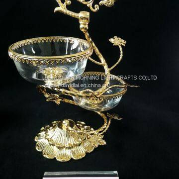 Iron arts glass tray