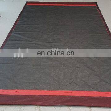 Dump Tarp With 2 Pockets & Grommets on 2 Sides- Black Mesh photo-5