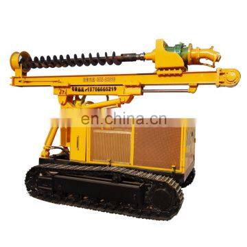 solar pile hole drilling rig