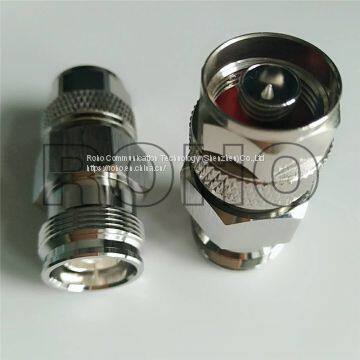 Low Pim Straight N Male - 4.3/10 Minidin Female Jack RF Coaxial Adapter