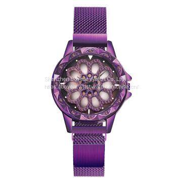 3ATM Water Resistant Rotating Feature Alloy Quartz Watch Ladies Fashion Watch OEM Jewelry Watch photo-4