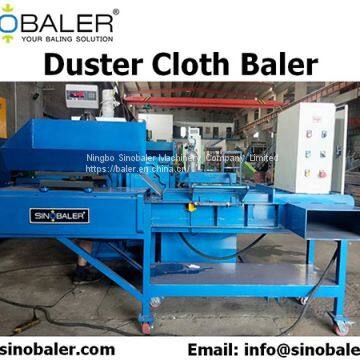 Duster Cloth Baler Machine