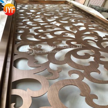 Decorative metal room divider laser cut outdoor garden screens