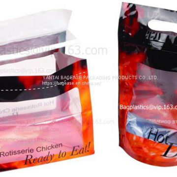 fried chicken bag,roasted chicken packaging bag,hot roast chicken bag, storage pouching bag for Fried Chicken