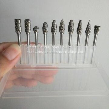 10 PCS 3mm Shank Tungsten Carbide Burrs Set 3x6mm photo-2
