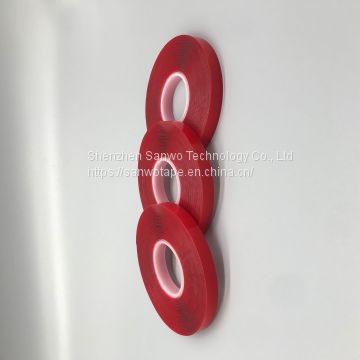 Transparent non marking tape waterproof strong double-sided tape red film acrylic double-sided tape