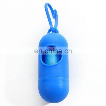 Pill Shape Dispenser Portable Pet Dog Waste Bag With Dispenser Dog Poop Bag photo-4