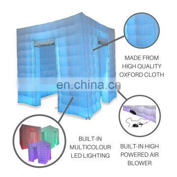 Multi Colors Inflatable Led Photo Booth Cube Tent For Sale photo-3